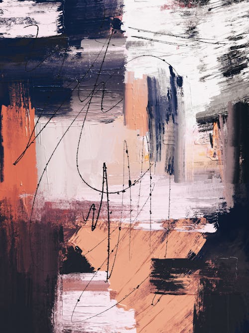 Darmowe zdjęcie z galerii z abstrakcyjne tło, abstrakcyjny ekspresjonizm, farba akrylowa