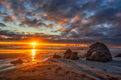 Sunset On A Beach