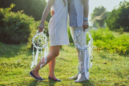 Free stock photo of couple, dream catcher, green