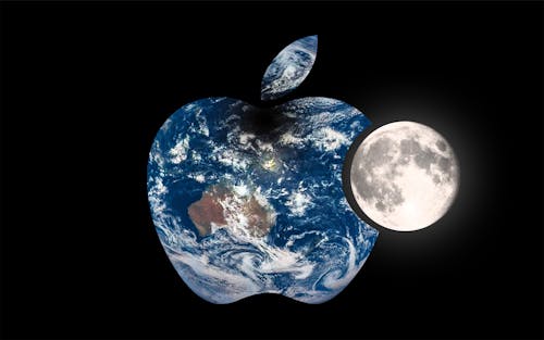 Free stock photo of apple, creative, dark