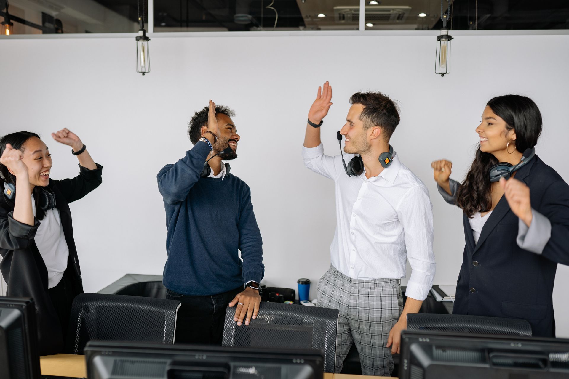 People Celebrating at the Office