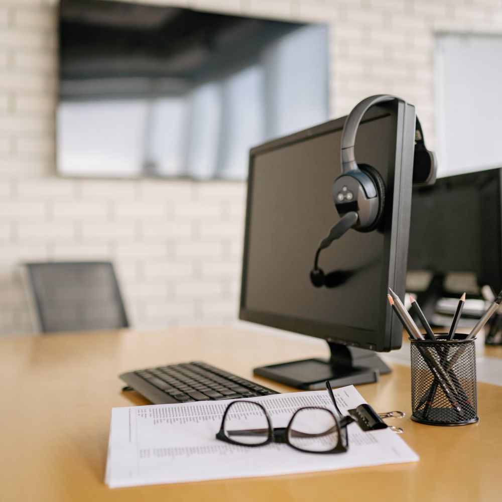 Shalfleet — office relocation team moving desks and equipment