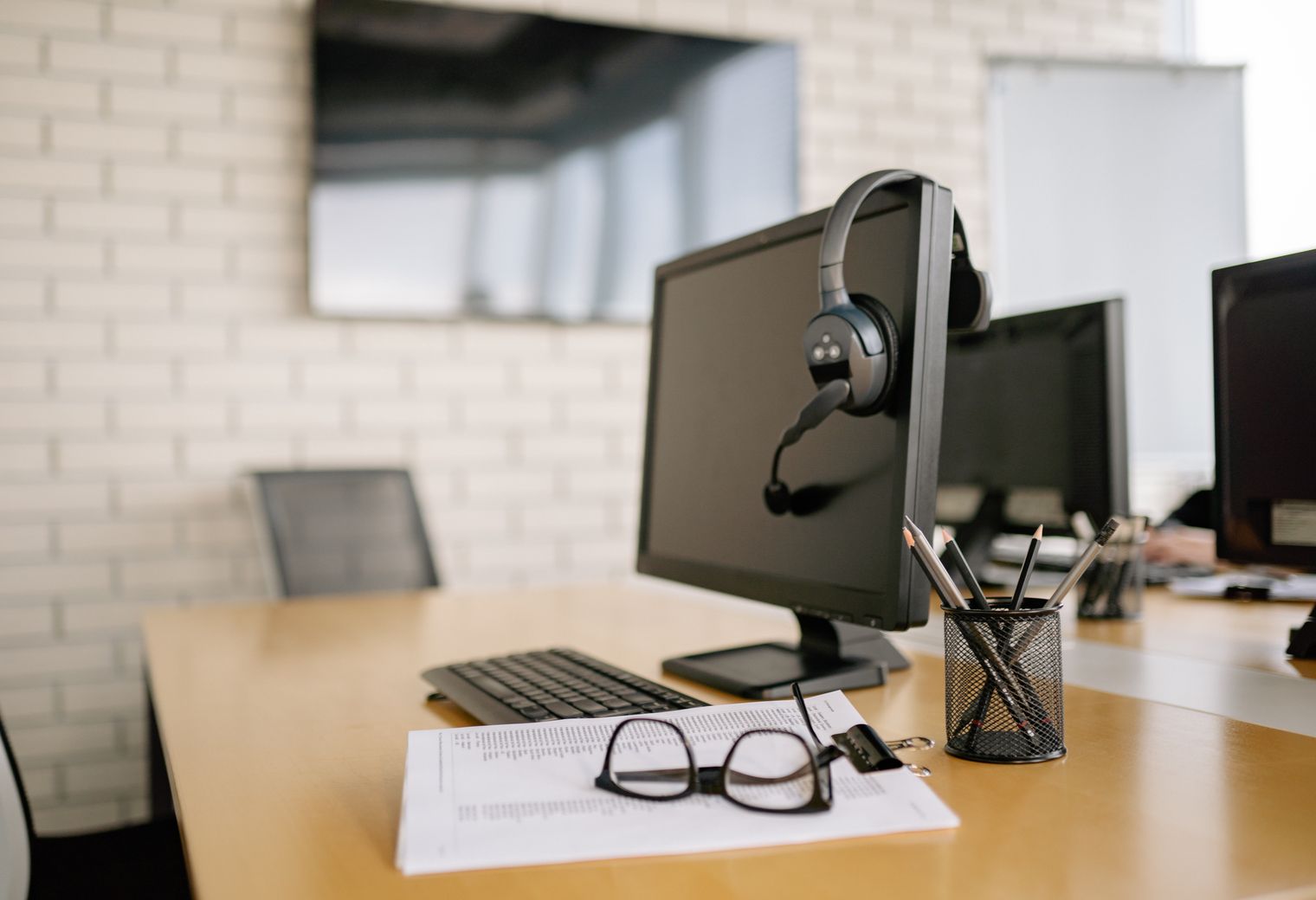 Barkingside High Street — office relocation team moving desks and equipment