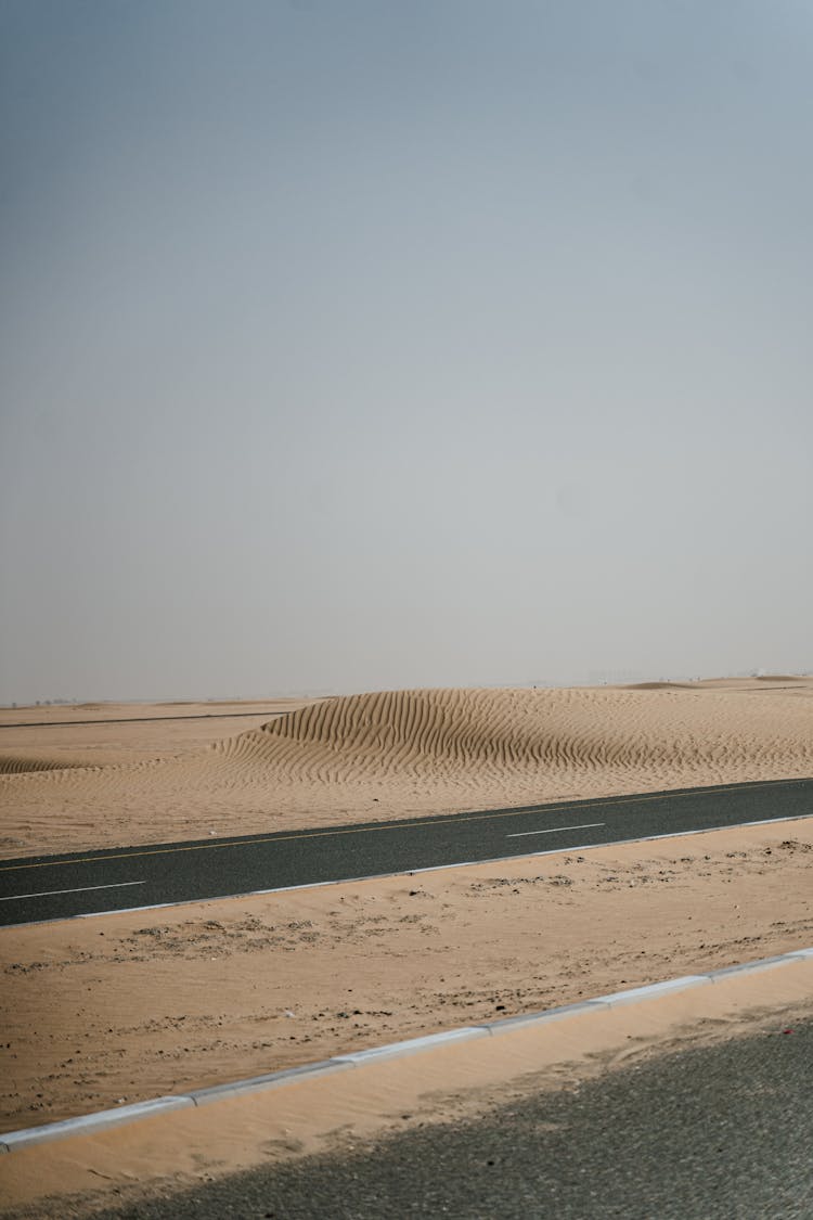 Roads On A Desert