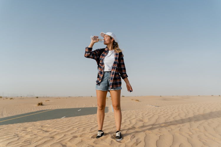 Woman Drinking Water