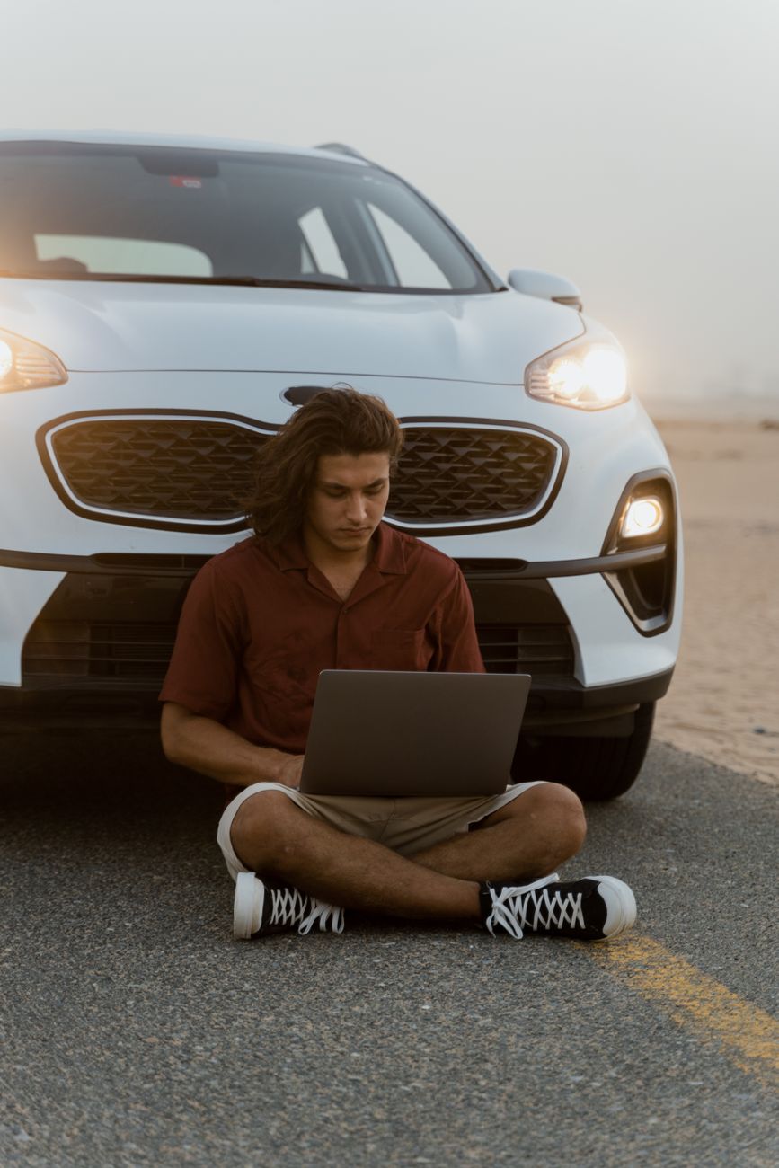 Car rental booking automation Dubai interface with AI response system