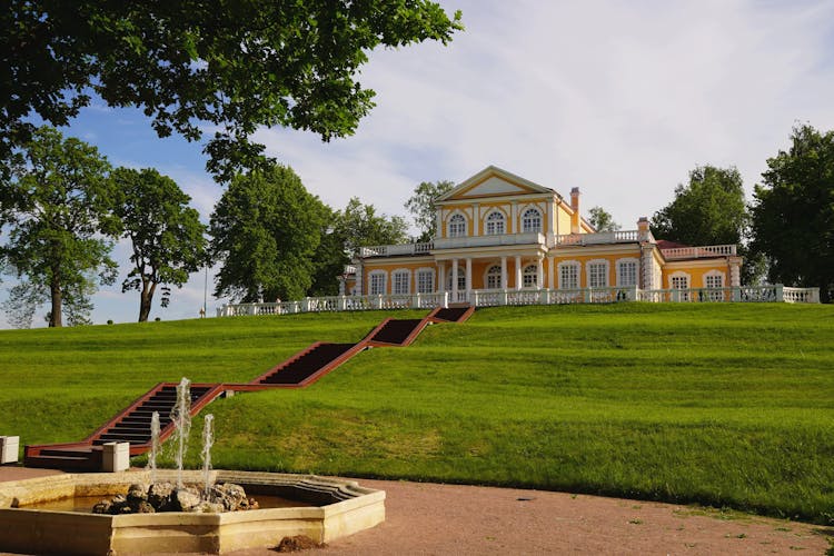 Peter I Palace In Strelnya, St Petersburg, Russia 