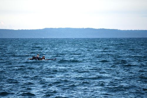 Free stock photo of blue, blue water, boat Stock Photo