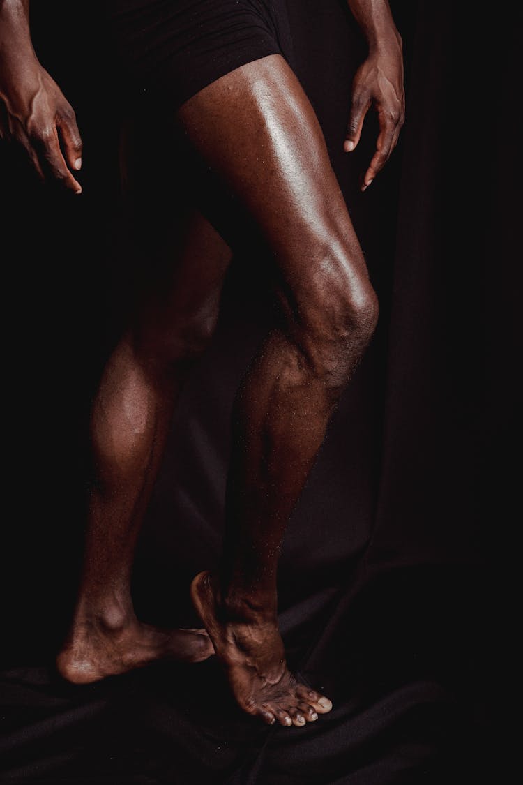 Person With Muscular Legs