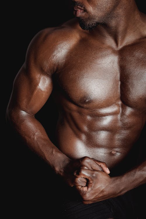 Kostnadsfri bild av bar överkropp, biceps, böjning