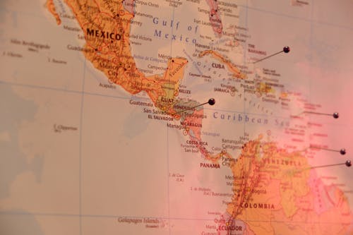 Fotos de stock gratuitas de cartografía, centroamérica, geografía