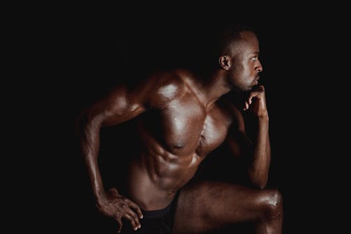 健美運動者, 半裸, 姿勢 的 免费素材图片