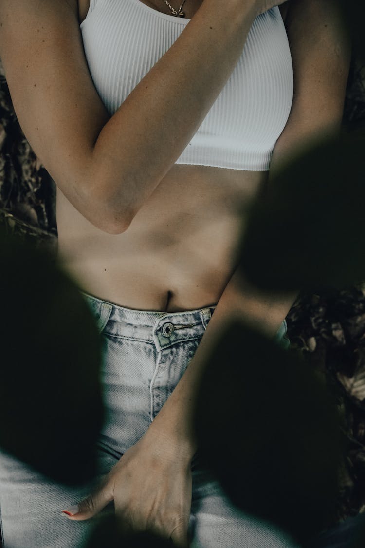 Woman's Bare Stomach 