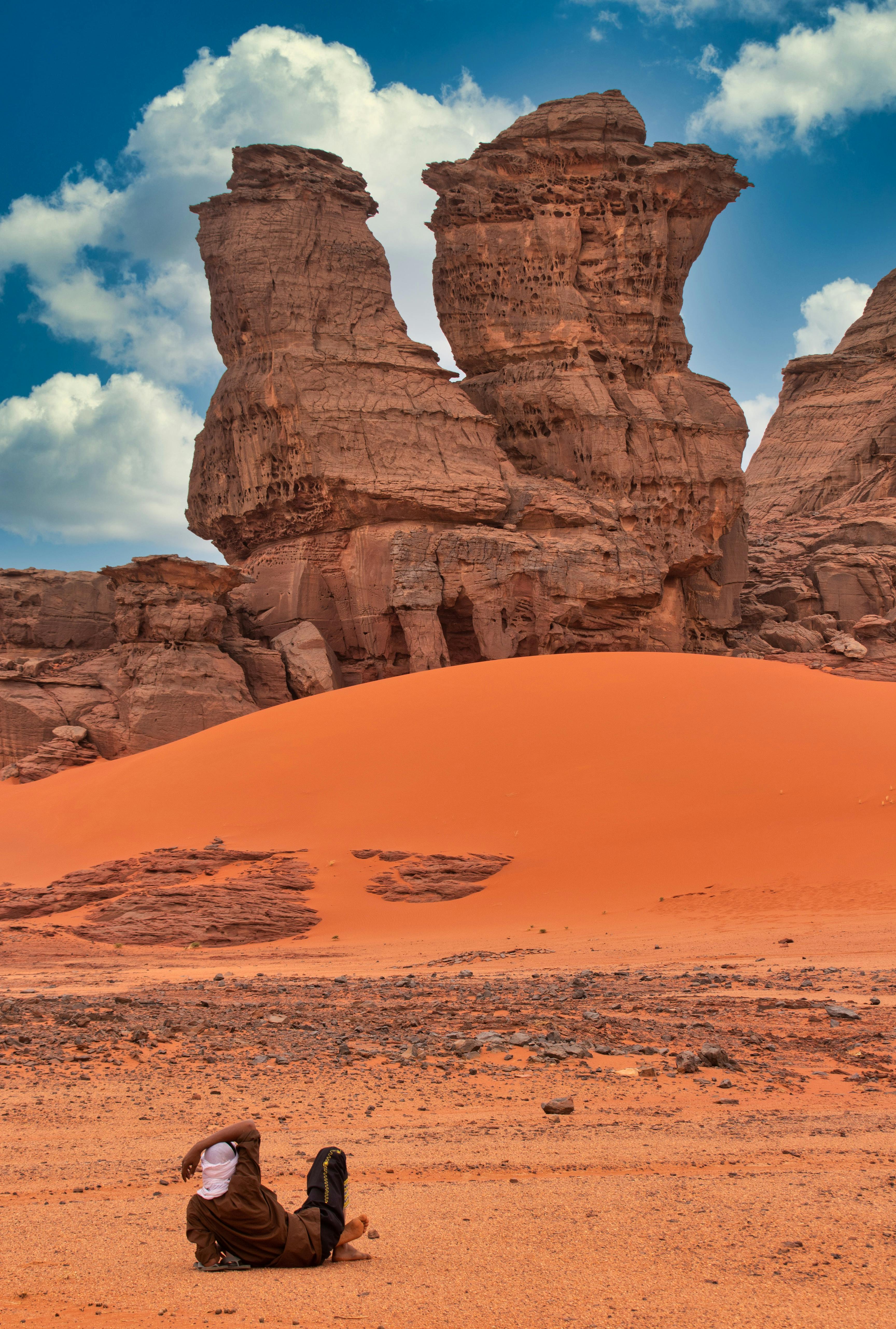 rock formation in tassili n ajjer national park illizi algeria