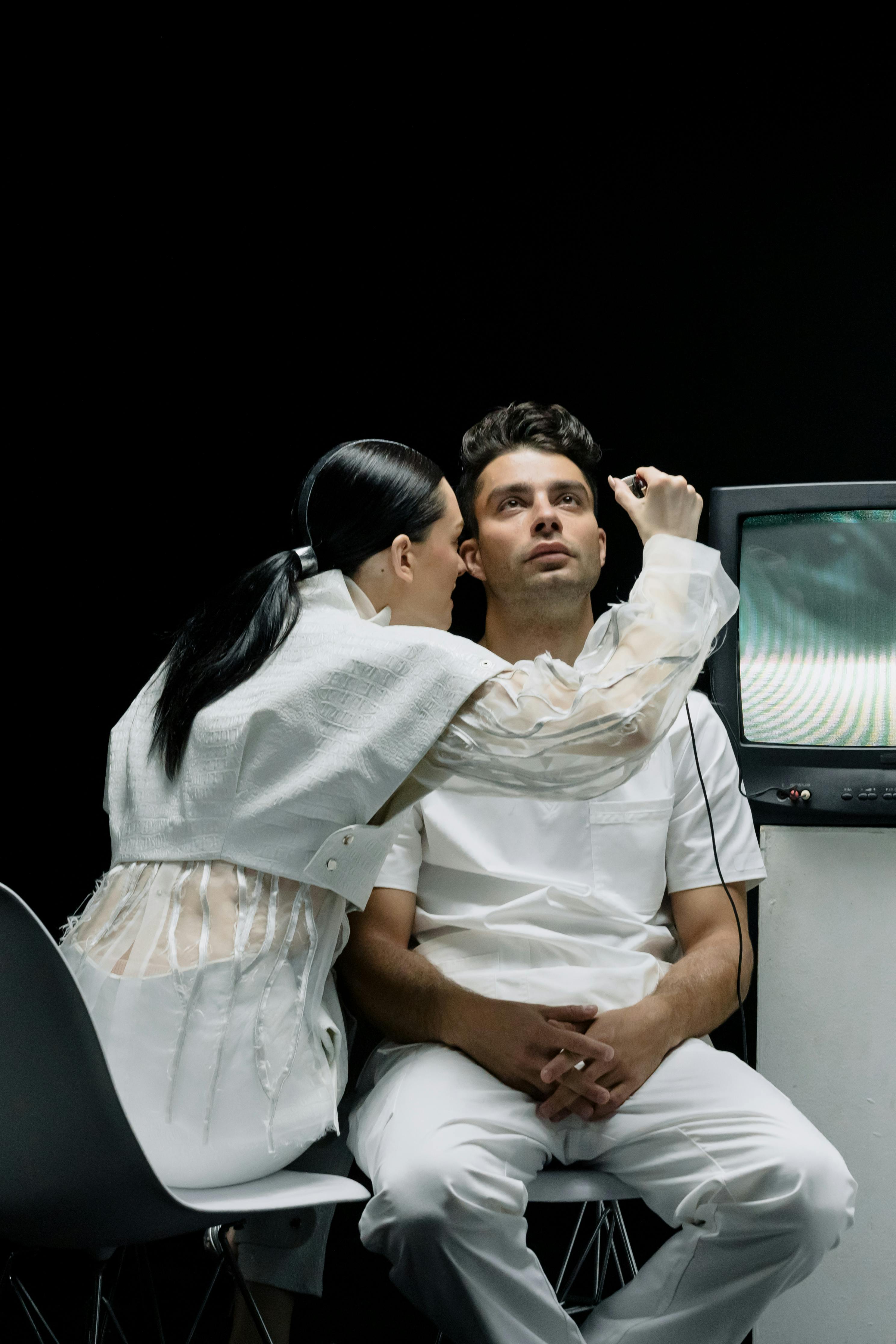 Physical therapist conducting patient evaluation