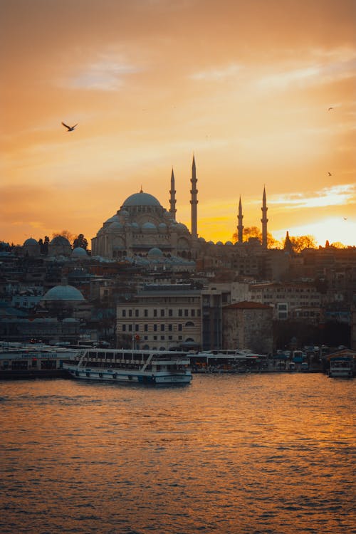 Free Drone Photography of Istanbul Stock Photo