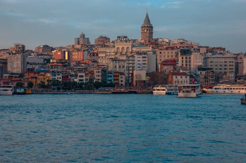 伊斯坦堡, 加拉塔塔, 博斯普魯斯 的 免費圖庫相片
