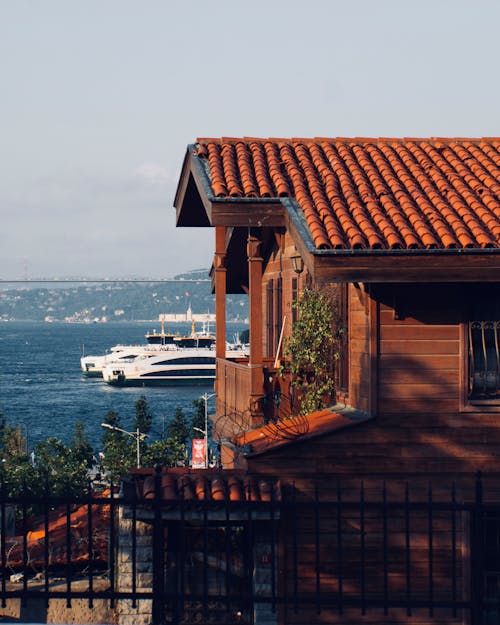 Wooden House on Coast of Istanbul