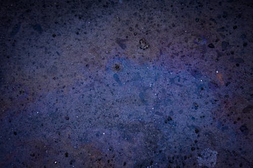 Close-up of Abstract Blue Rough Surface