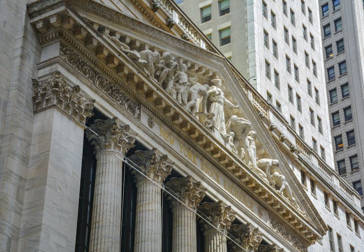 The New York Stock Exchange Building Exterior
