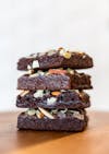 Free Four Brown Brownies Stock Photo