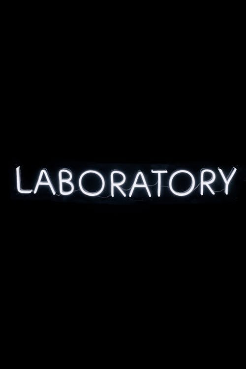 Illuminated Laboratory Neon Signage