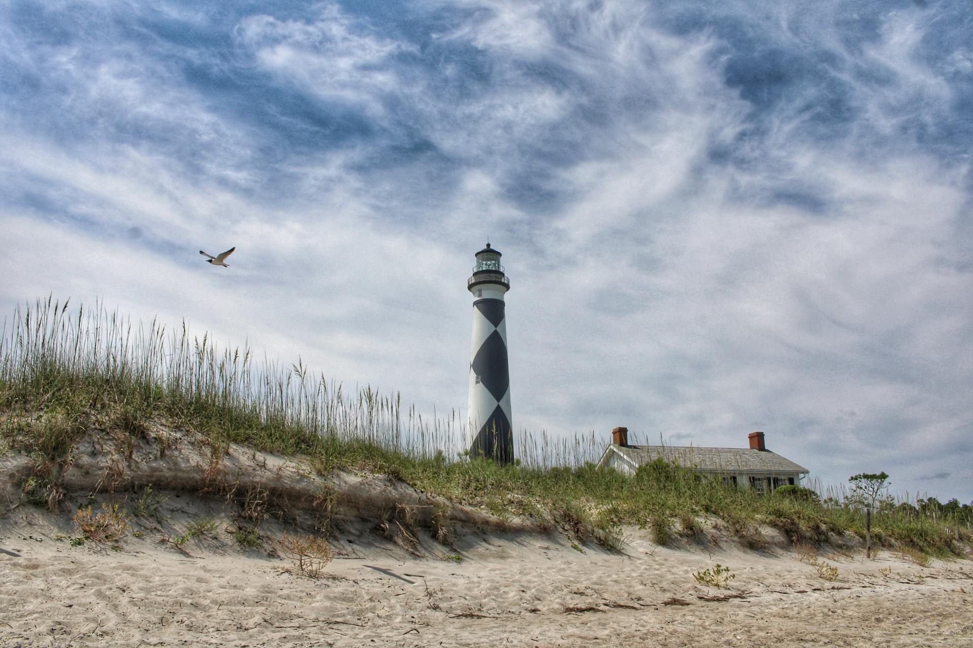 Cape Lookout Lighthouse in North Carolina