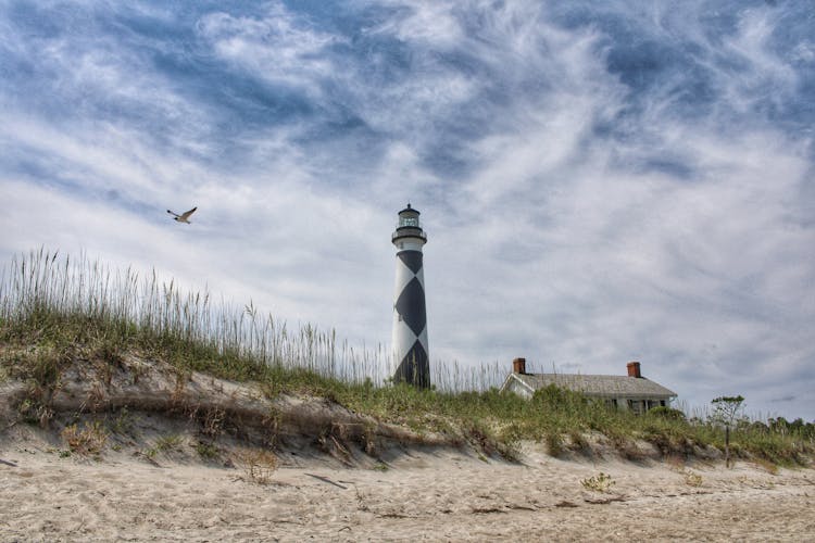 Cape Lookout Lighthouse In North Carolina