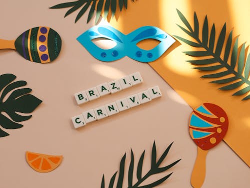 Kostnadsfri bild av brasilianska karnevalen, brasilien karneval, brevplattor