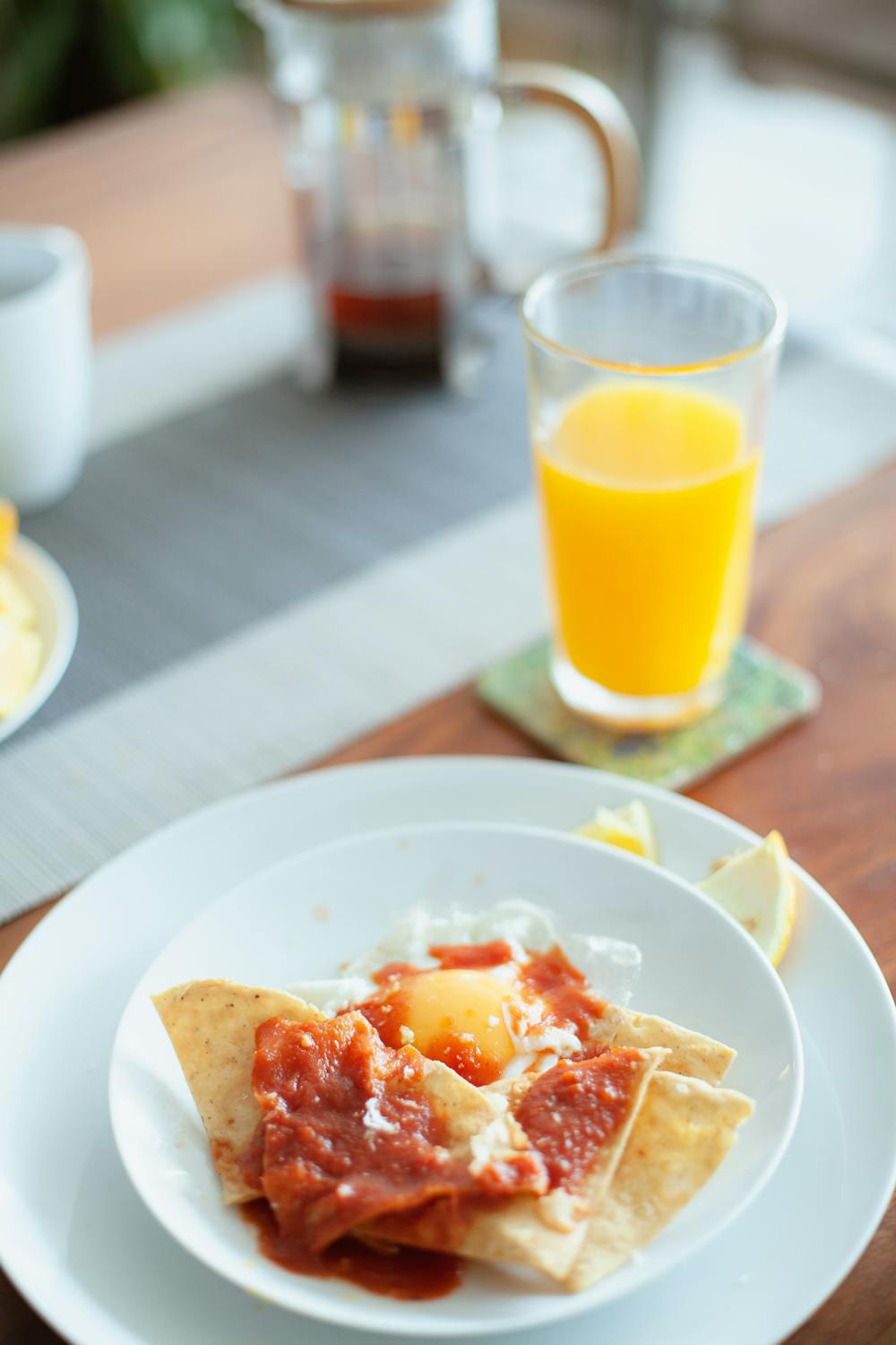 Scrambled Eggs with Salsa