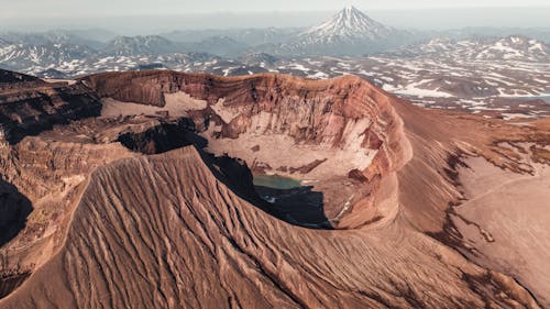 бесплатная Бесплатное стоковое фото с kamchatka, Аэрофотосъемка, вулкан Стоковое фото