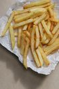 French Fries on White Paper
