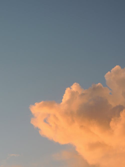 Blue Sky with White Clouds