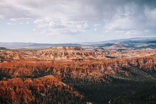 Bryce Canyon National Park under Cloudy Sky 
