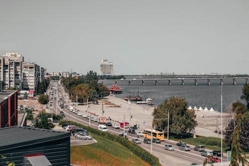 dnipro şehri, gezinti yeri, hava fotoğrafçılığı içeren Ücretsiz stok fotoğraf