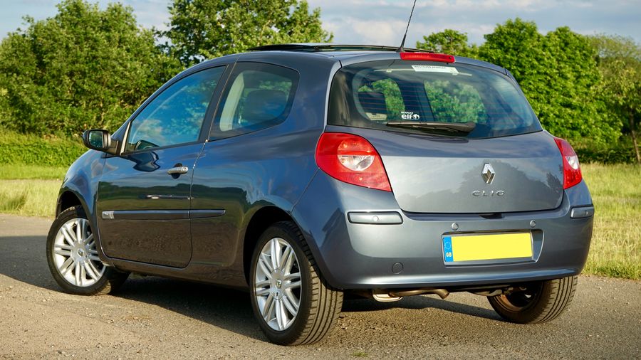 Small Renault Clio economy rental car