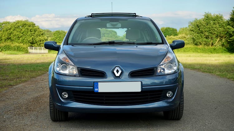 Frontage Of A Renault Clio