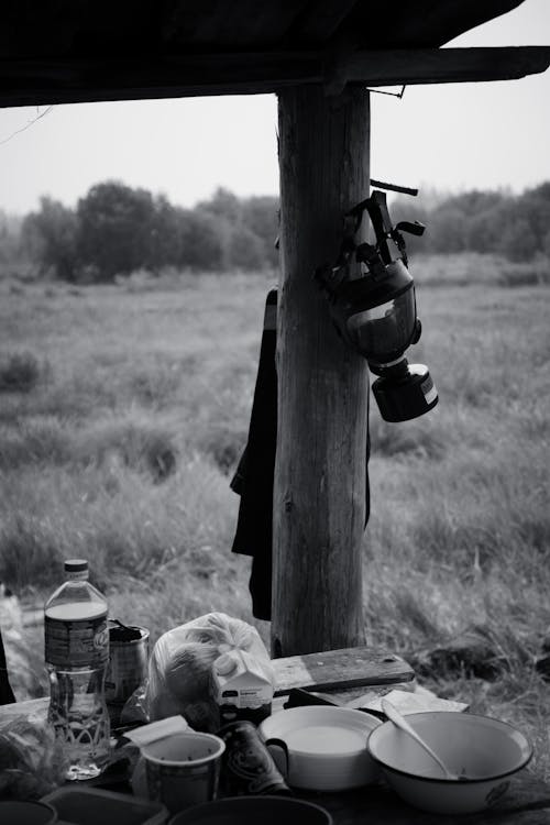 Foto profissional grátis de acampamento, ar livre, cozinha