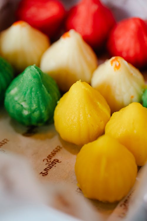 Multicoloured Traditional Dumplings