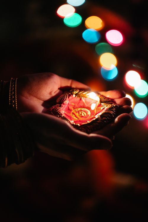 Hand Holding Wax Candle · Free Stock Photo