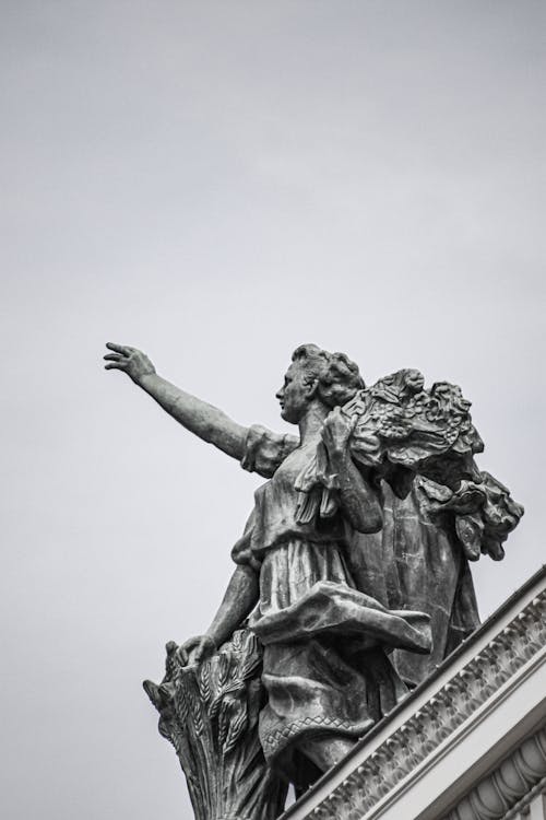 Monochrome Photo of Monument