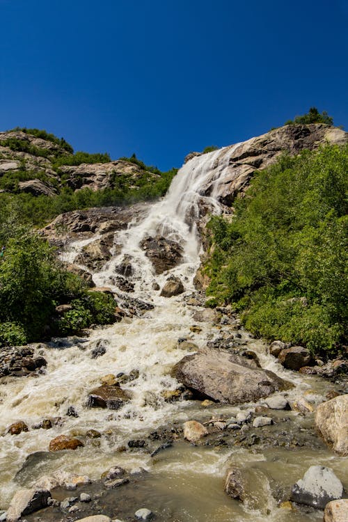 бесплатная Бесплатное стоковое фото с вода, водопады, гора Стоковое фото
