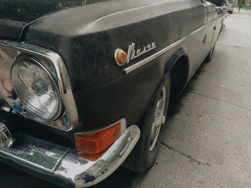 Chromes  on a Vintage Car
