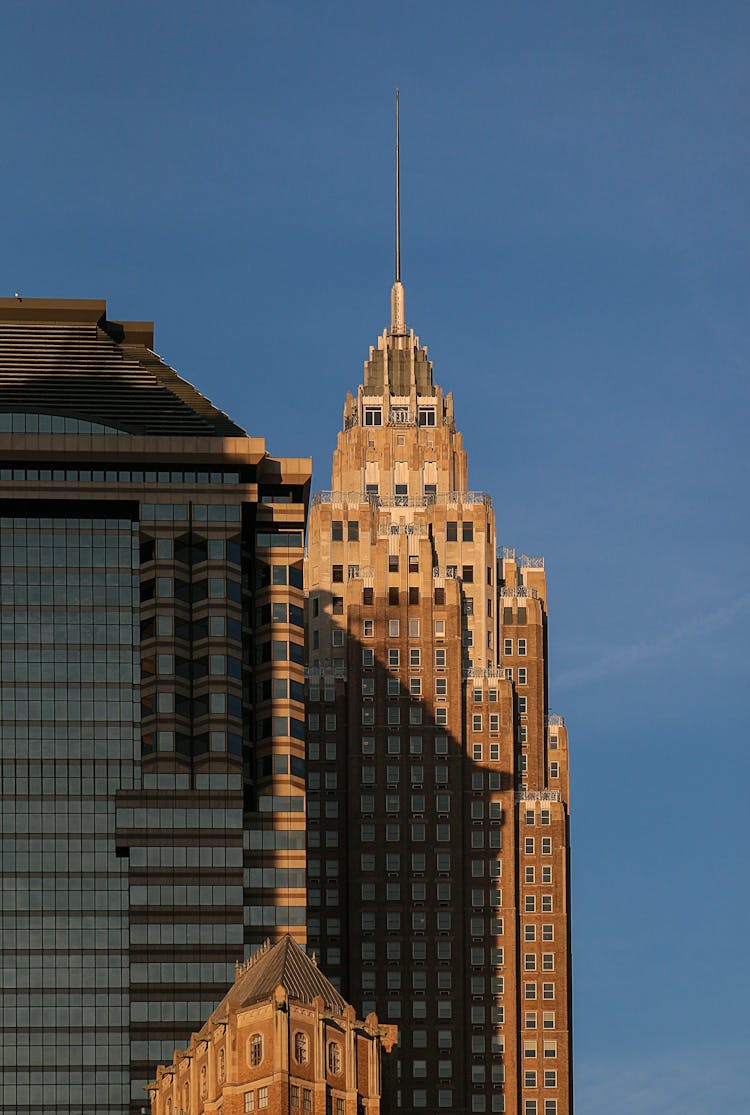 Sunlight On Court Chambers Building, Brooklyn, New York, USA