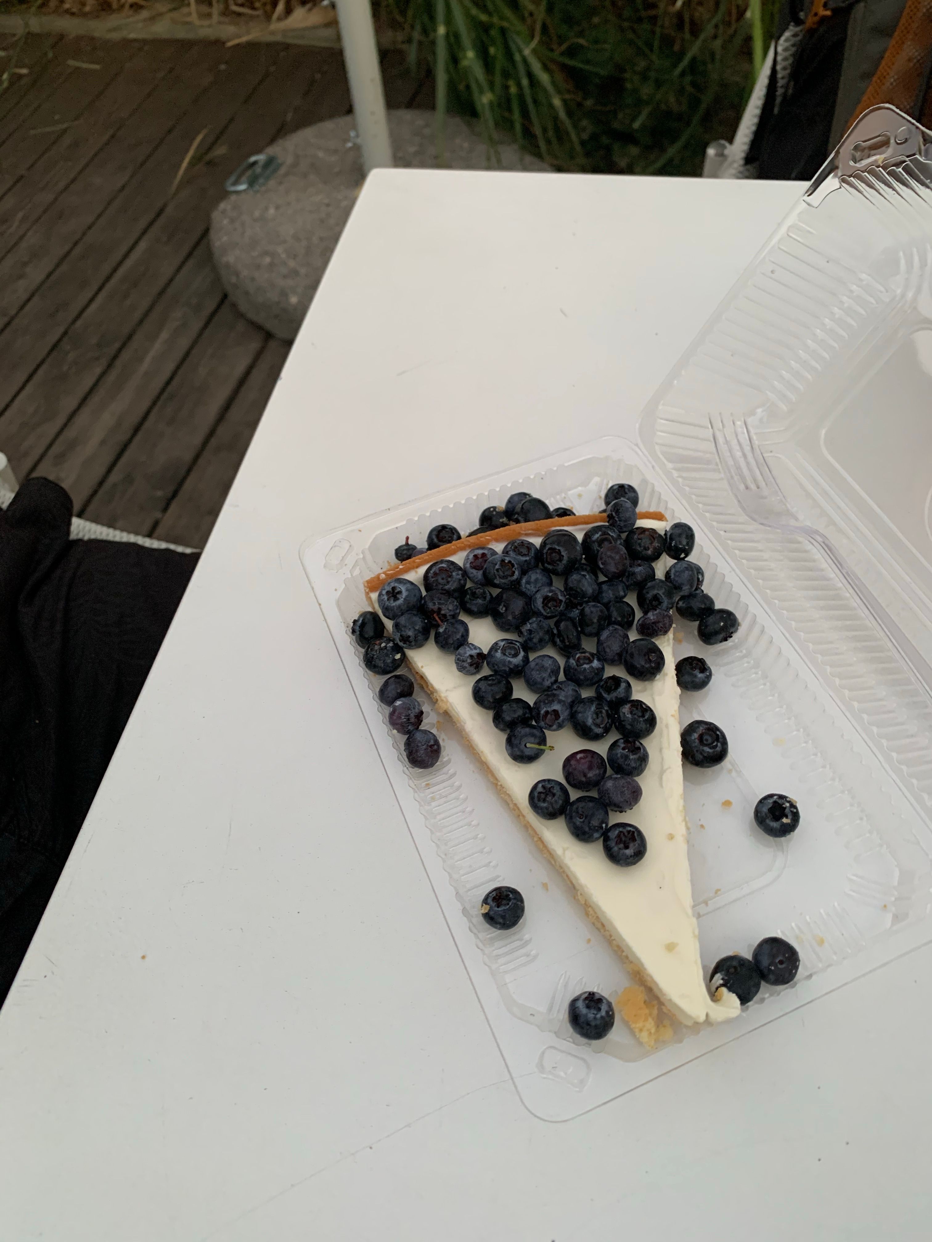 Blueberry cheesecake