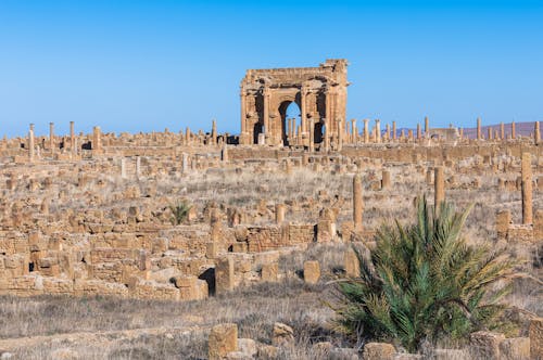 Arch of Trajan, Timgad, Ancient Thamugadi, Near Batna, Algeria