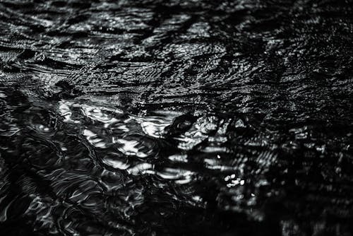 Free Ripples on Dark Water Surface Stock Photo