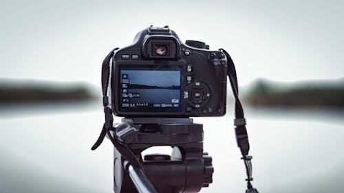 Free Black DSLR Camera in Close Up Photography Stock Photo