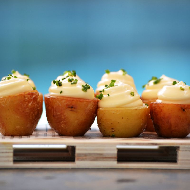 Slow Cooker Creamed Potatoes with Green Peas