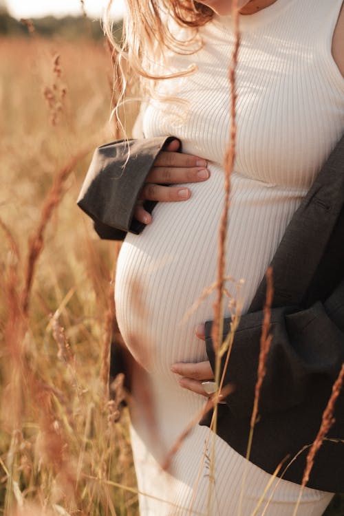 Close-up Photo of Mother's Baby Bump